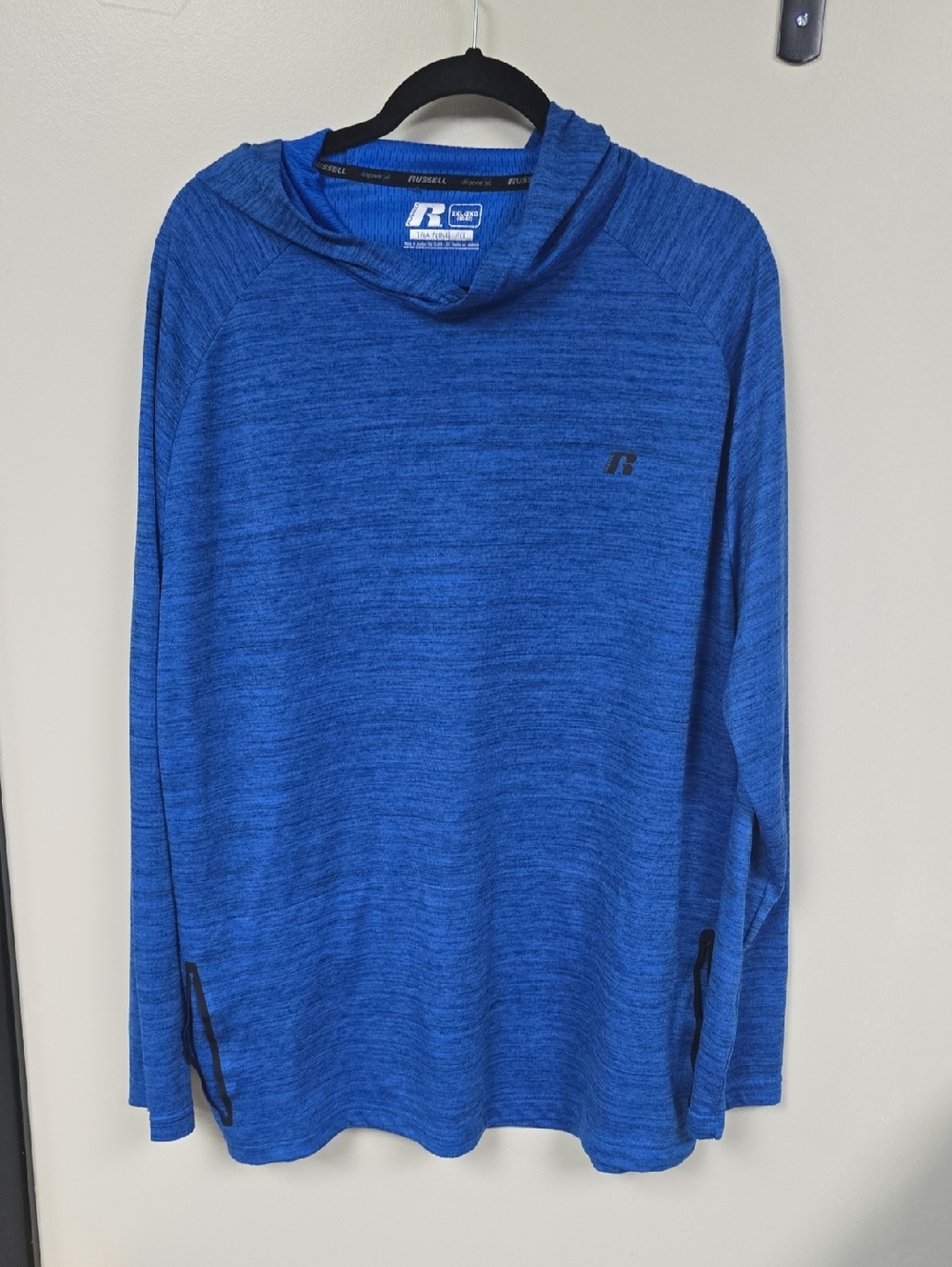 Russell Athletic Royal Blue Hooded Long Sleeve Pullover